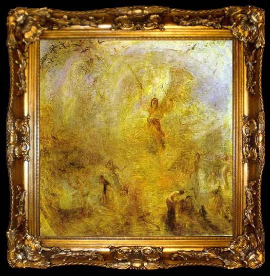 framed  J.M.W. Turner The Angel, Standing in the Sun., ta009-2